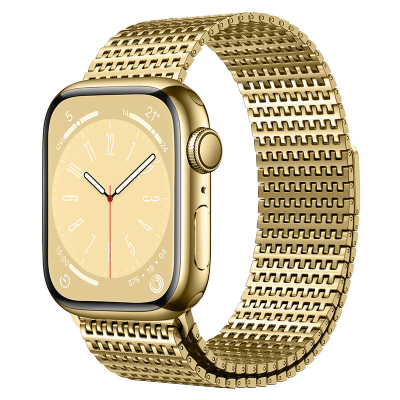 Designer Domino Stainless Steel Magnet Band For Apple Watch